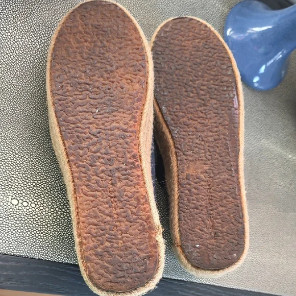 Superga Women's Dark Blue Platform Espadrille Sneakers - Picture 7 of 7